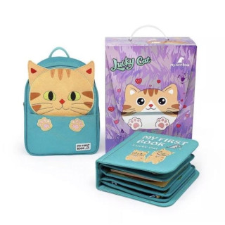 MY FIRST BOOKS 蒙特梭利啟蒙布書-動物冊小貓