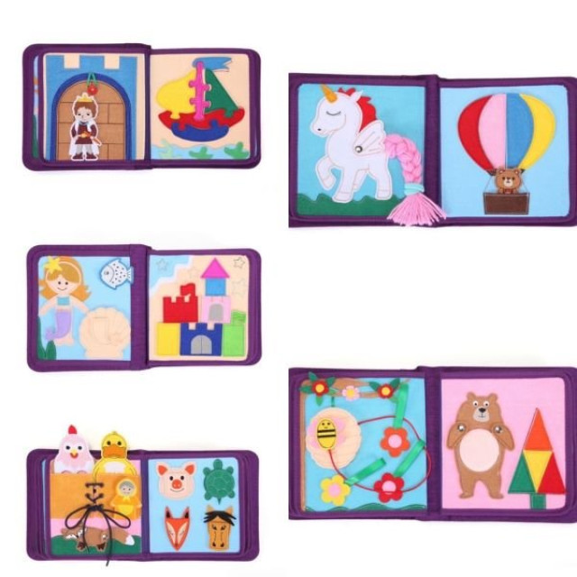 MY FIRST BOOKS 蒙特梭利啟蒙布書-第六冊童話故事