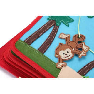 MY FIRST BOOKS 蒙特梭利啟蒙布書-第四冊馬戲團