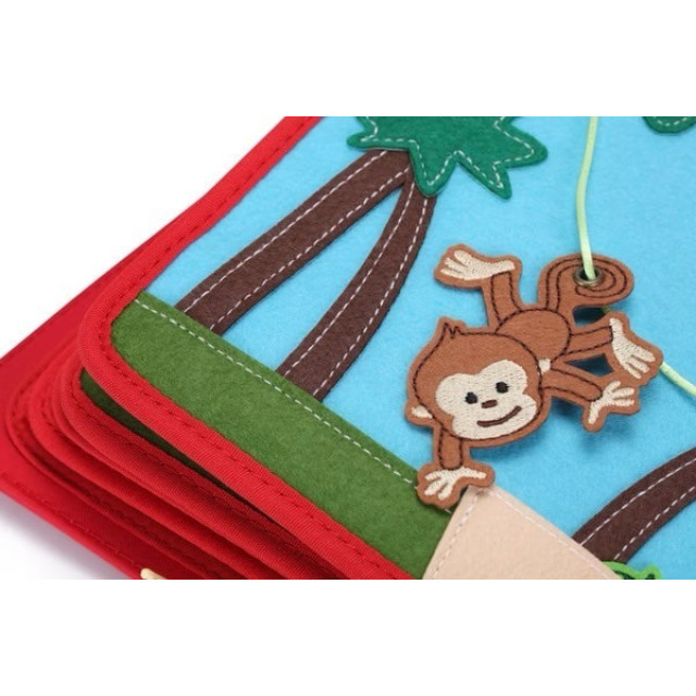 MY FIRST BOOKS 蒙特梭利啟蒙布書-第四冊馬戲團