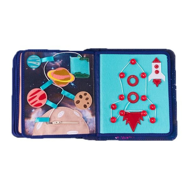 MY FIRST BOOKS 蒙特梭利啟蒙布書-第三冊星空宇宙探險