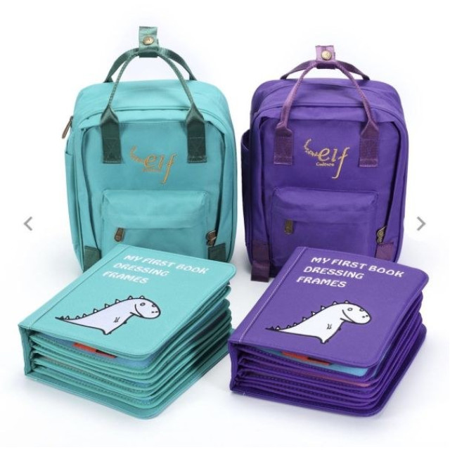 MY FIRST BOOKS 蒙特梭利啟蒙布書-第二冊蒙式衣物(多款)