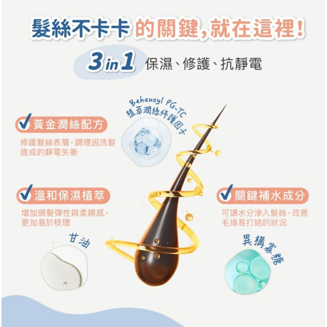Derma 兒童柔順護髮噴霧200ml
