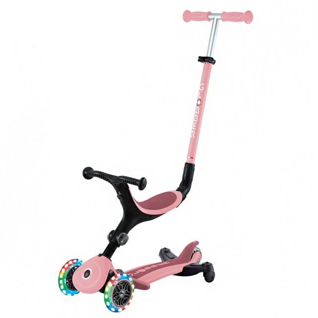 GLOBBER GO•UP 4合1運動版360度多功能三輪滑板車-LED發光前輪(多款)