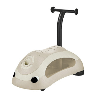 GLOBBER WALK N’ ROLL 2合1學步嚕嚕車-燕麥奶茶色