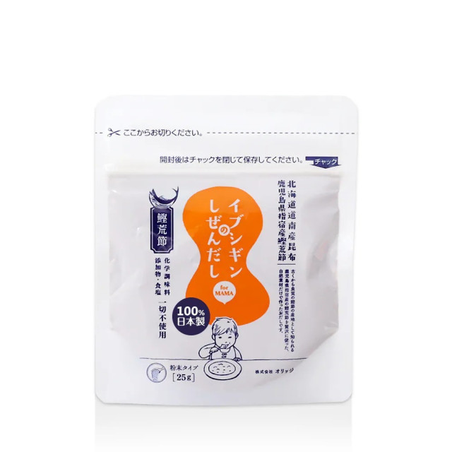 ORiDGE 無食鹽昆布柴魚粉25g(袋裝)