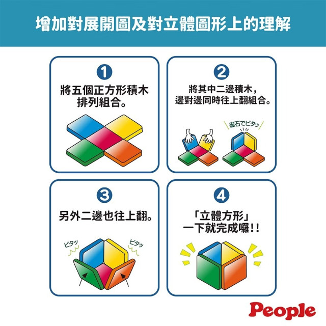 People-益智磁性積木BASIC系列-恐龍世界組