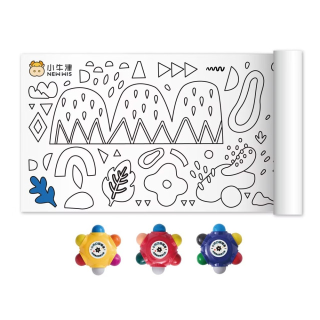 小牛津 彩繪創意塗鴉牆-5公尺無痕貼牆彩繪卷軸