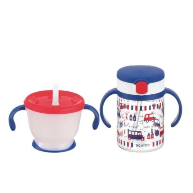 Richell 利其爾 第四代Aqulea LC吸管杯組合150ml+200ml(多款)