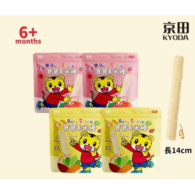 京田巧虎 寶寶長米棒30g(多款)