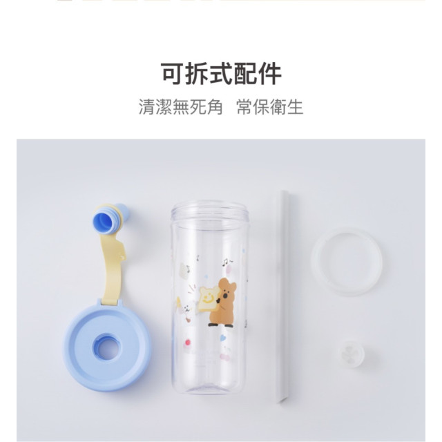 樂扣樂扣 嚼對FUN飲吸管杯750ml-呆萌町(多款)