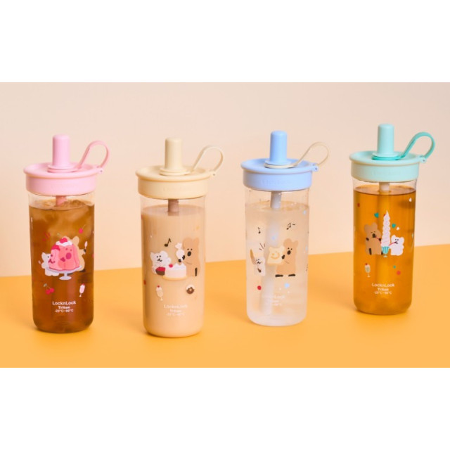 樂扣樂扣 嚼對FUN飲吸管杯750ml-呆萌町(多款)