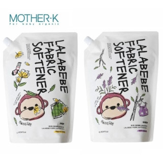MOTHER-K LALABEBE草本抗敏衣物柔軟精補充包1300ml(多款)