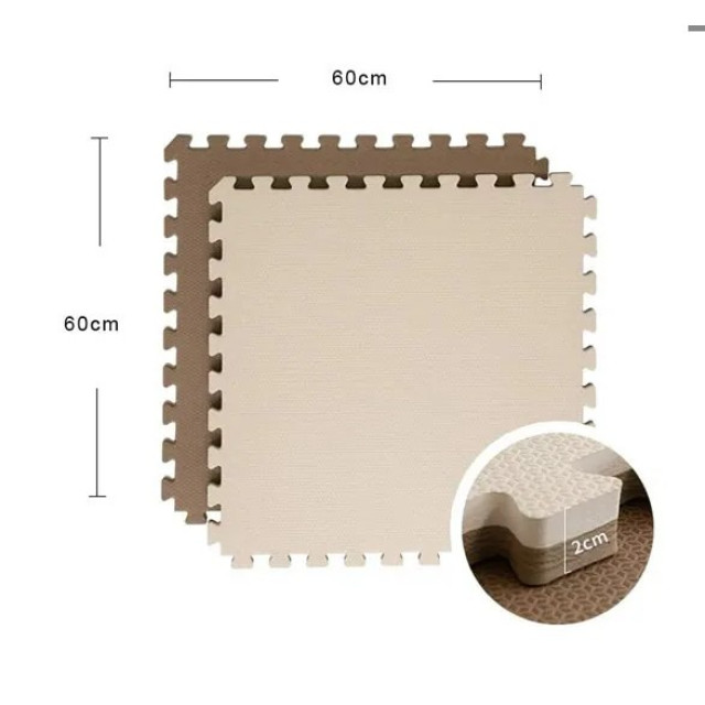 Pato Pato雙色馬卡龍巧拼地墊12入組(多款)