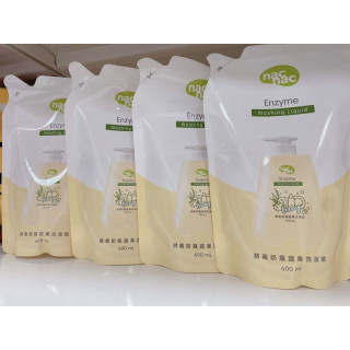 NACNAC 奶瓶蔬果洗潔液-補充包*6