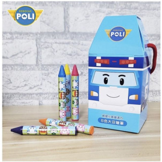 Nunukids 波力8色大豆蠟筆