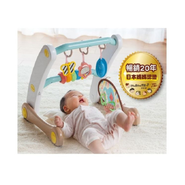 PEOPLE 折疊式簡易健力架&學步車組合