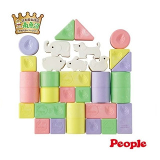 PEOPLE 彩色米的動物積木組合(米製品玩具系列)