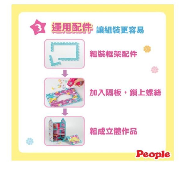 PEOPLE 歡樂螺絲DIY系列-夢幻小屋Ⅱ