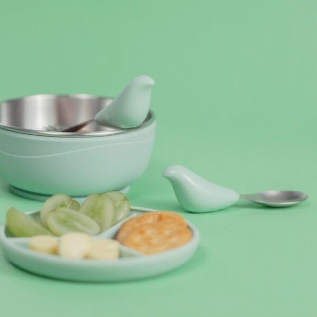 預購2月出貨Picaboo 布咔寶學習餐具組-碗+叉匙組(多款)