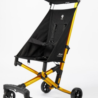 QPlay T18輕便兒童推車-黑金