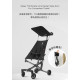 QPlay T18輕便兒童推車-黑金