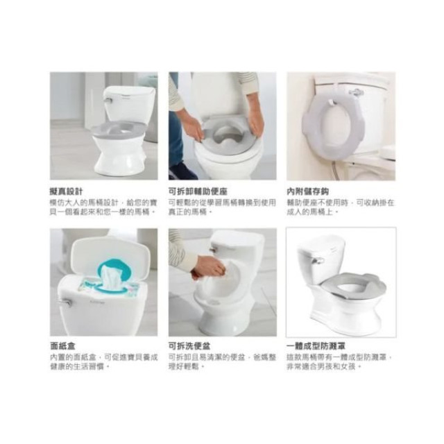 Summer infant 互動式音樂燈光學習小馬桶