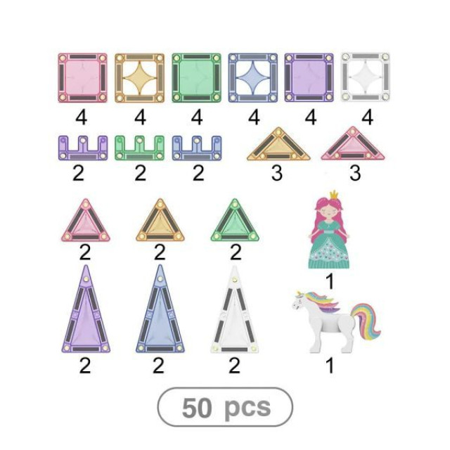 MNTL 小小磁力片-童話城堡