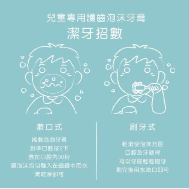 誰是寶貝 兒童專用護齒泡沫牙膏50ml(多款)