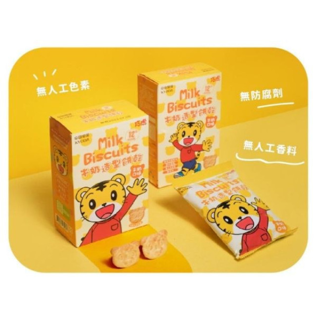 京田製菓 巧虎牛奶造型餅乾90g