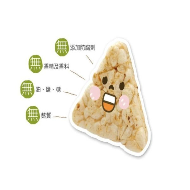 玉山碾米 糙厚米餅40g