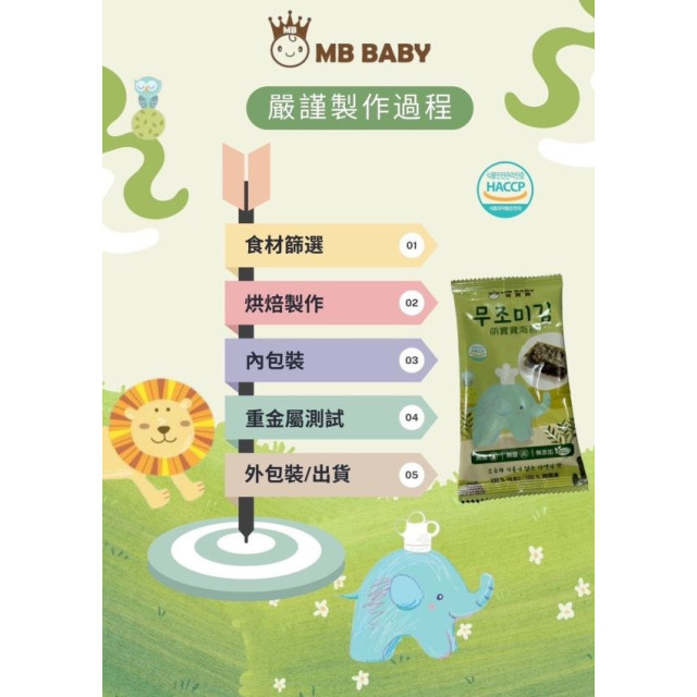 萌寶寶 海苔(無調味)