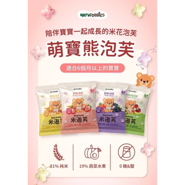 萌寶熊 米泡芙5連包(多款)