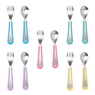 VIIDA SOUFFLÉ 抗菌不鏽鋼叉匙組L(多款)