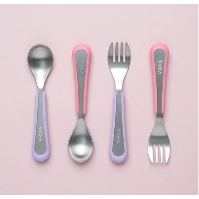 VIIDA SOUFFLÉ 抗菌不鏽鋼叉匙組L(多款)