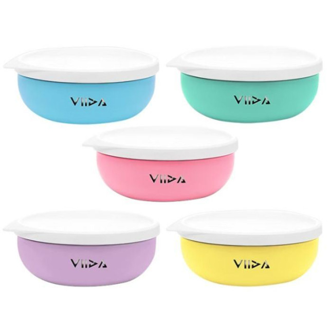 VIIDA Soufflé 抗菌不鏽鋼餐碗(多款)