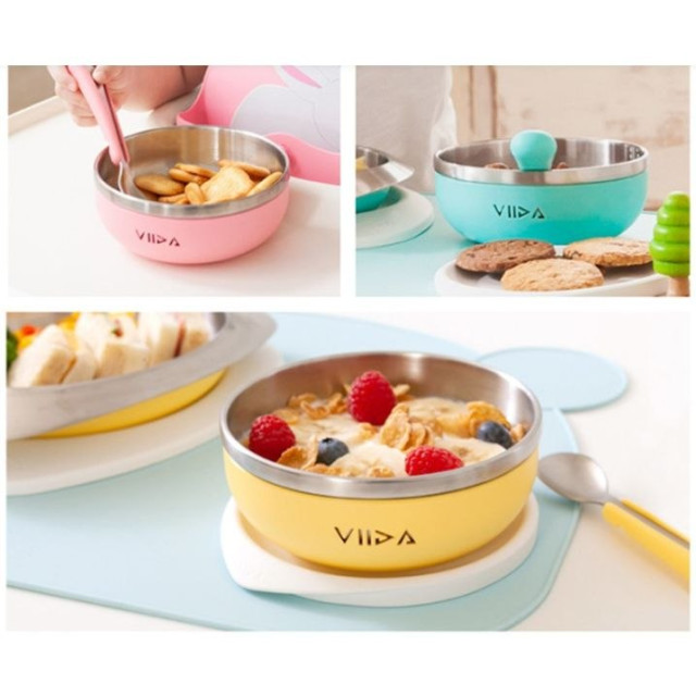 VIIDA Soufflé 抗菌不鏽鋼餐碗(多款)