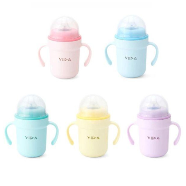 VIIDA Soufflé 鴨嘴型抗菌不鏽鋼學習杯(多款)