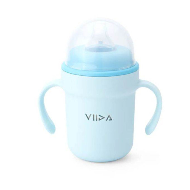 VIIDA Soufflé 鴨嘴型抗菌不鏽鋼學習杯(多款)