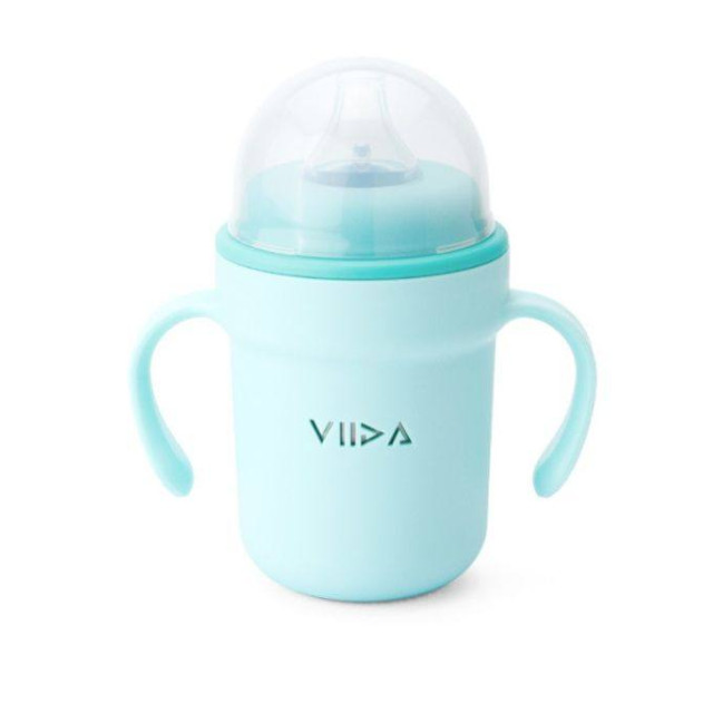 VIIDA Soufflé 鴨嘴型抗菌不鏽鋼學習杯(多款)