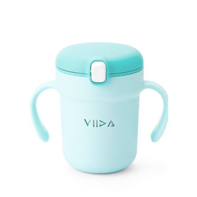 VIIDA Soufflé 吸管型抗菌不鏽鋼學習杯(多款)