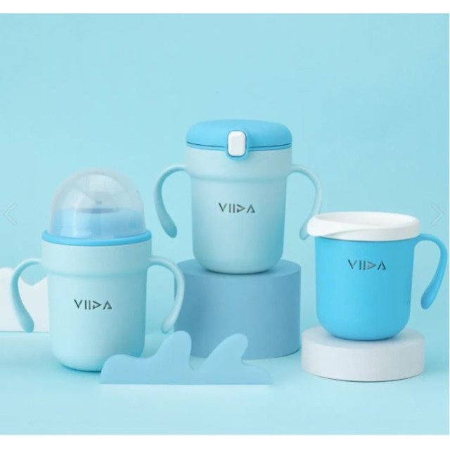 VIIDA SOUFFLÉ 三階段抗菌不鏽鋼學習杯組(多款)