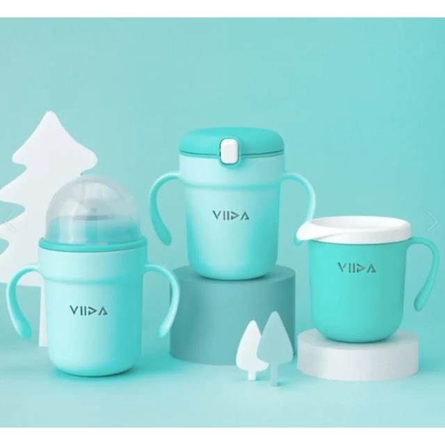 VIIDA SOUFFLÉ 三階段抗菌不鏽鋼學習杯組(多款)