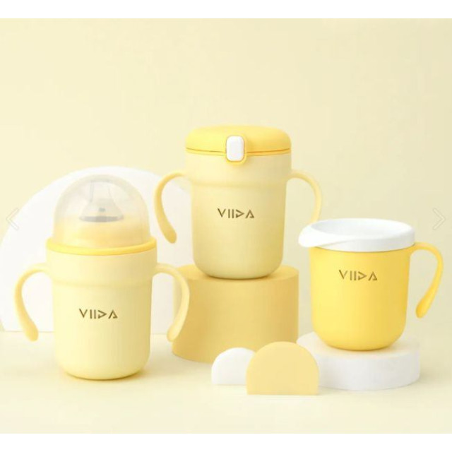 VIIDA SOUFFLÉ 三階段抗菌不鏽鋼學習杯組(多款)