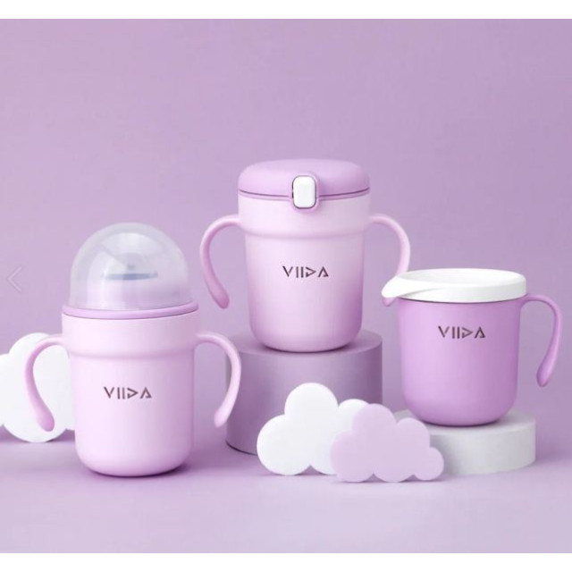 VIIDA SOUFFLÉ 三階段抗菌不鏽鋼學習杯組(多款)