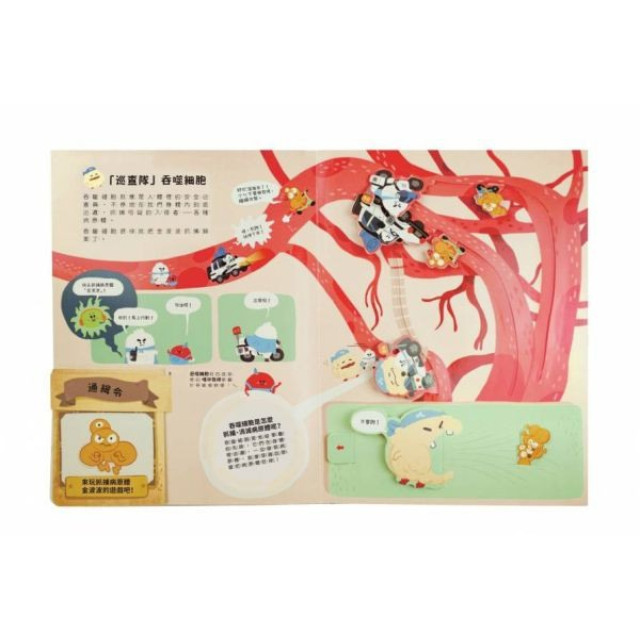 禾流文創 人體知識立體書-免疫軍團大作戰