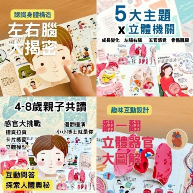 禾流文創 知識立體翻翻書(多款)
