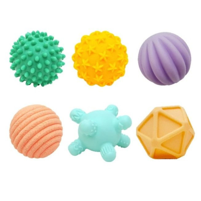 小牛津 5Q寶貝觸覺球 (6入)