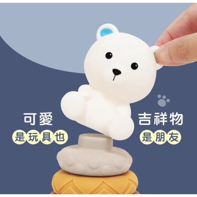 小牛津-Okids博士積木QQ熊捏疊軟積木-13pcs