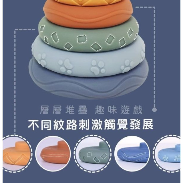 小牛津-Okids博士積木QQ熊捏疊軟積木-13pcs